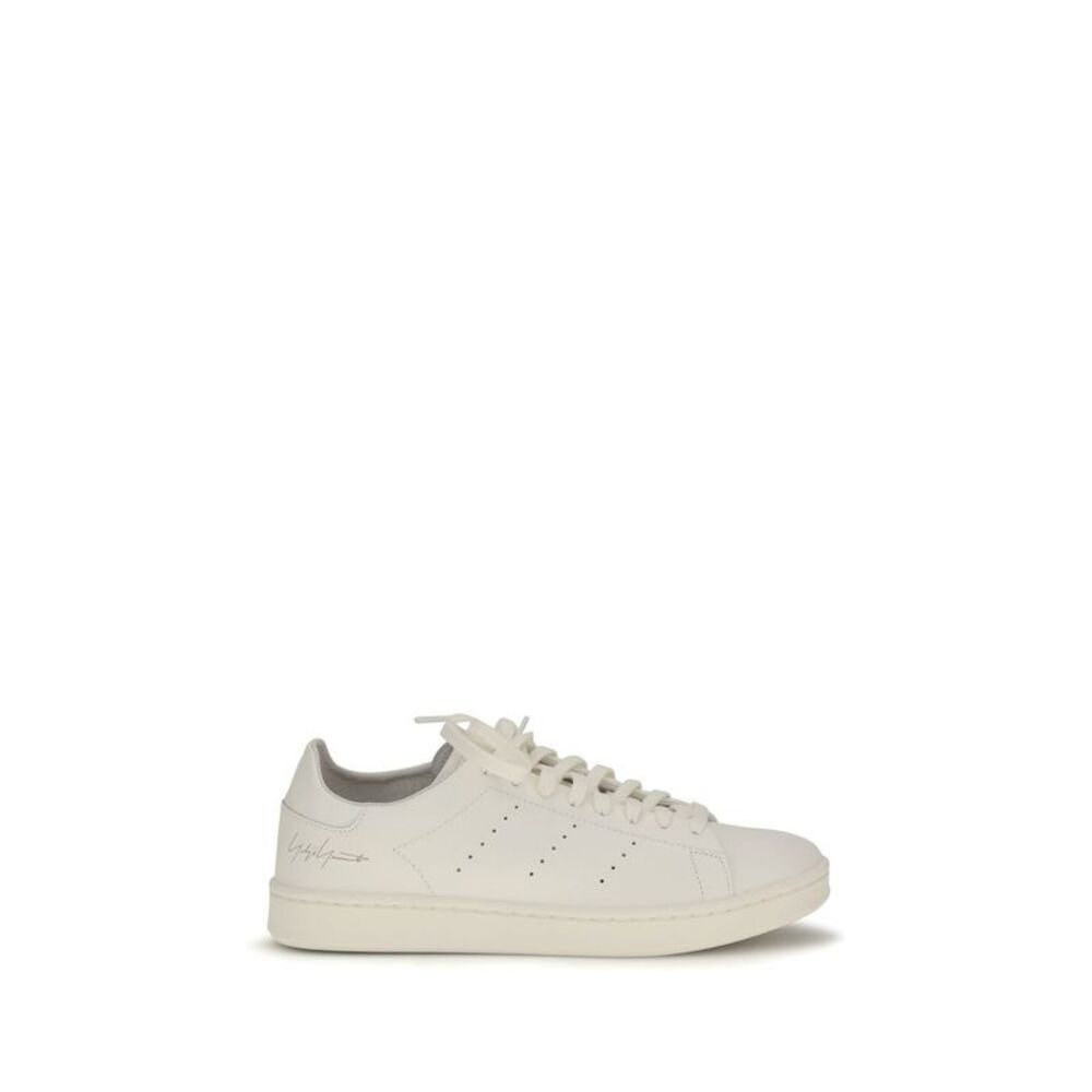 Y-3 White Calf Leather Bos Taurus Athletic Men's Sneakers